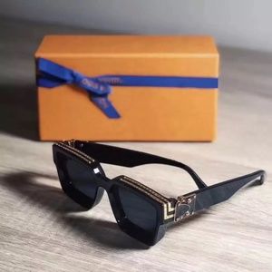 Luxury Brand Designer Square Sunglasses Men